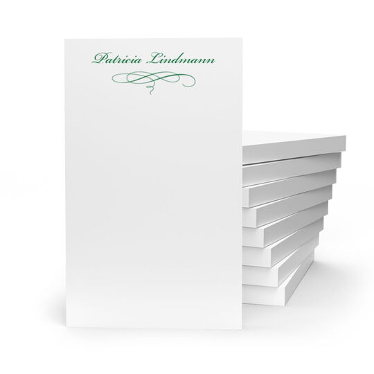 Elegant Script Stack of Small Notepads